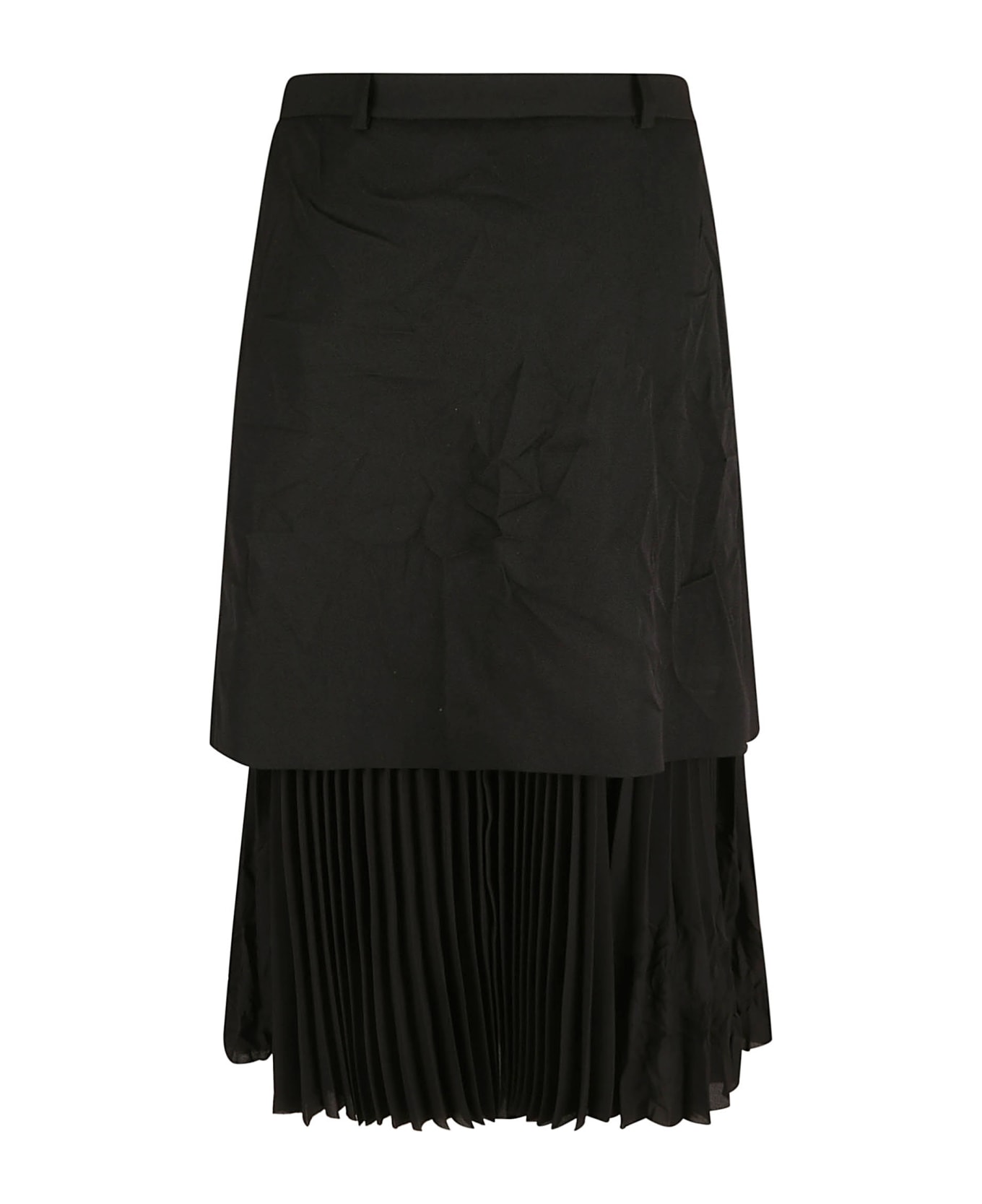 Balenciaga Layered Skirt - Black
