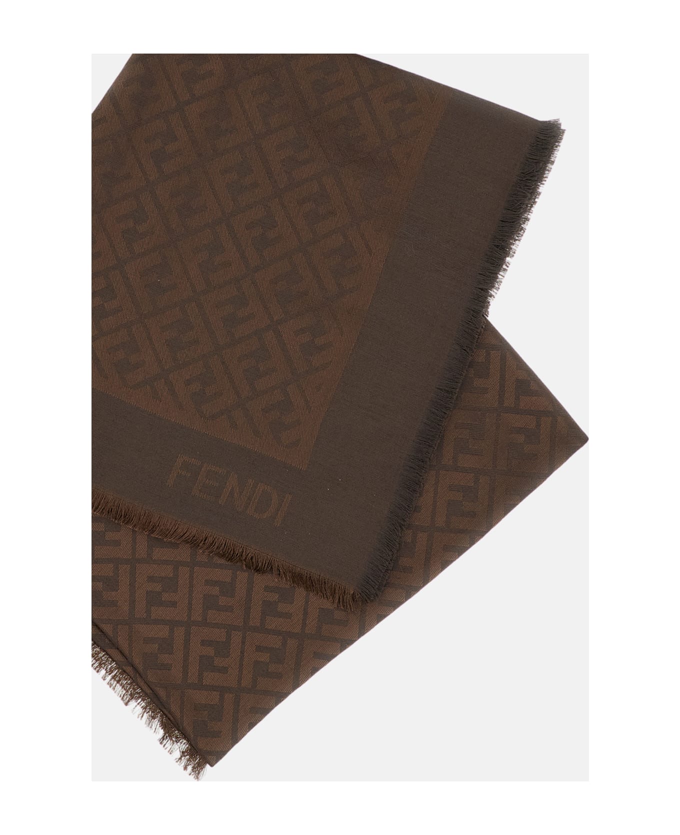 Fendi Ff Shawl - Brown
