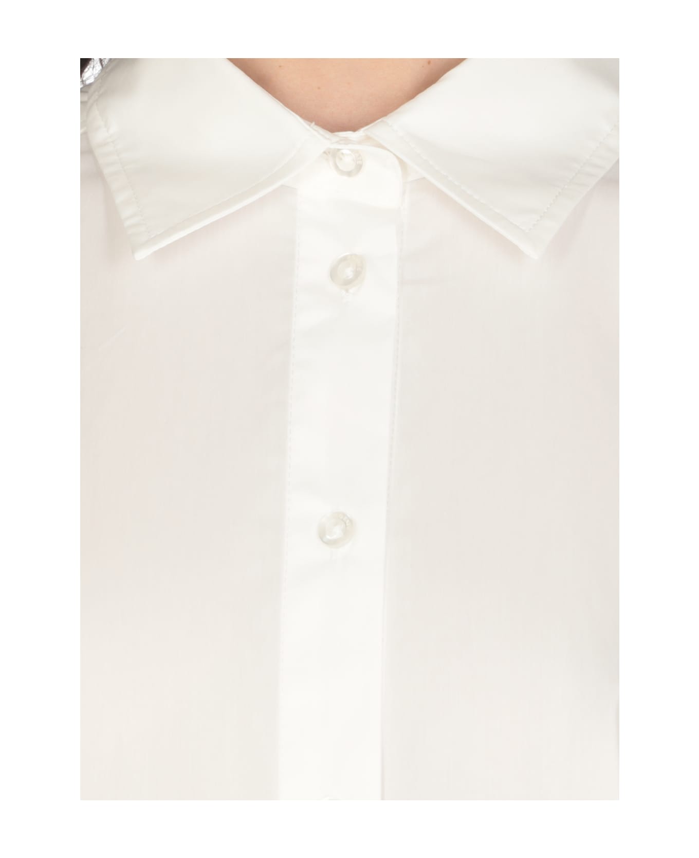 Rotate by Birger Christensen Cotton Shirt - White シャツ