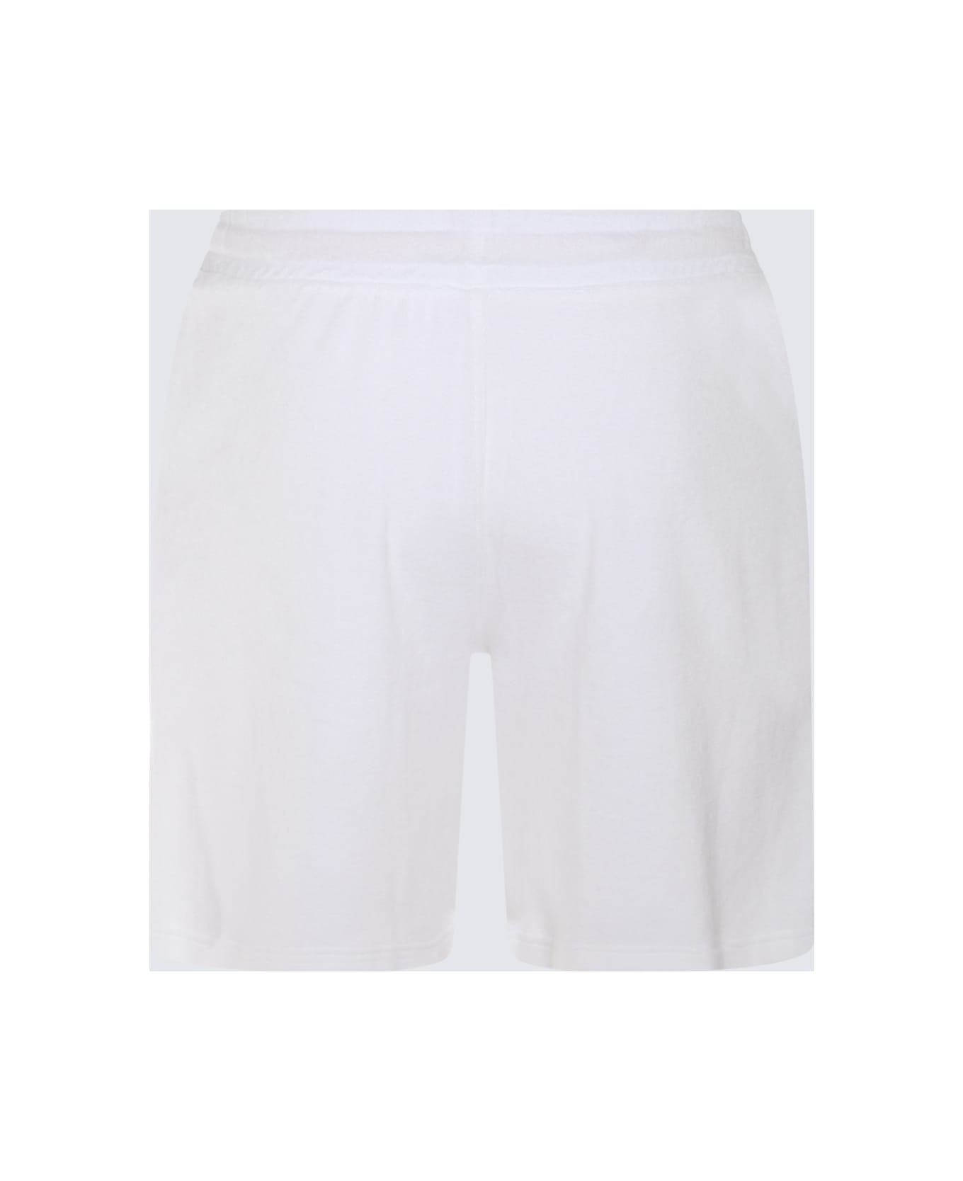 Altea White Cotton Shorts - White