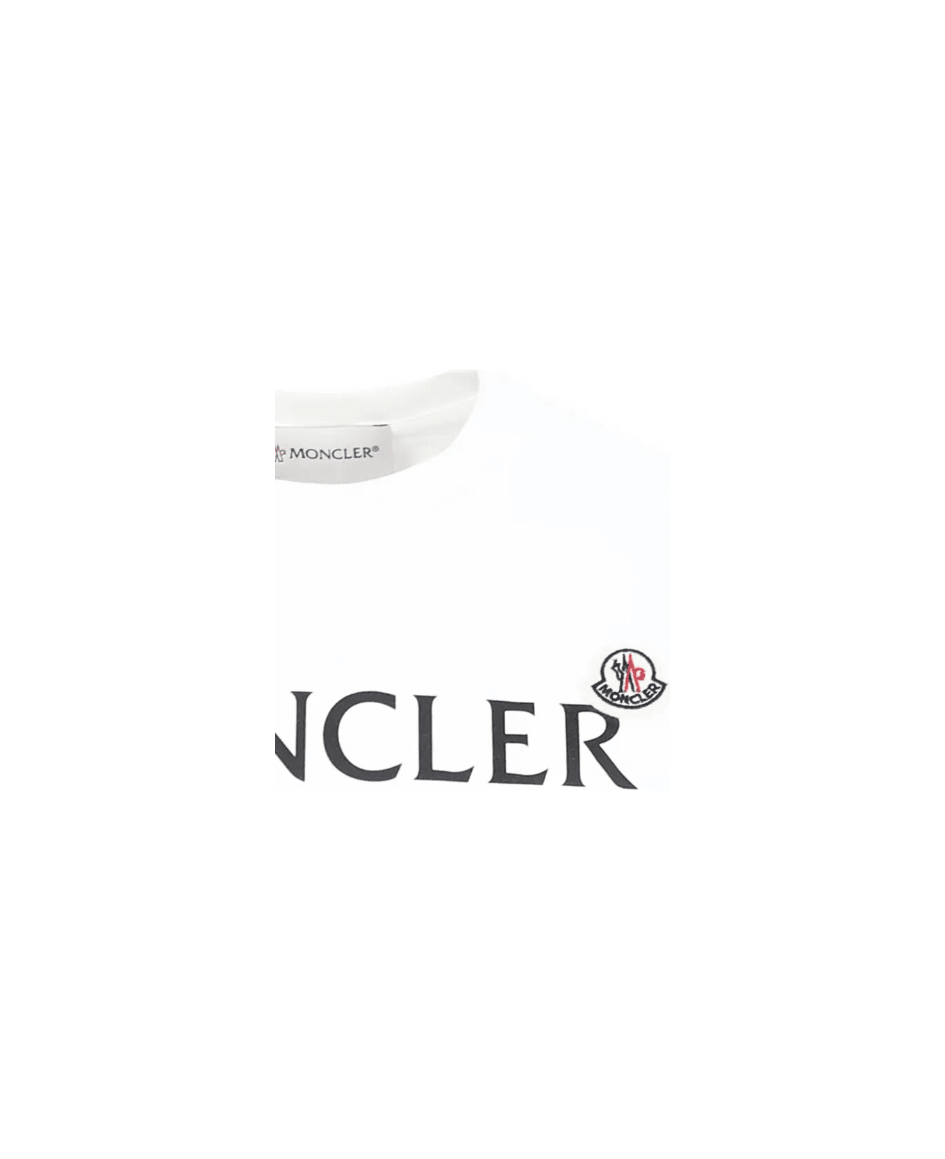 Moncler Short Sleeves T-shirt - White
