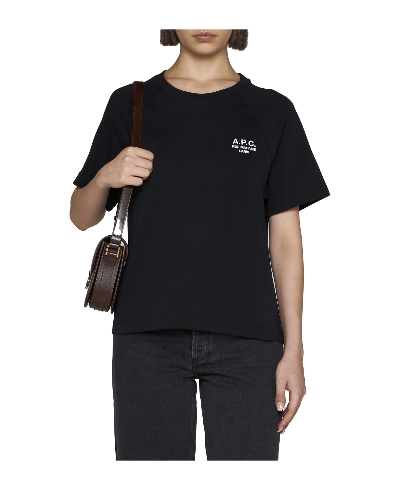 A.P.C. Michele Cotton T-shirt - black