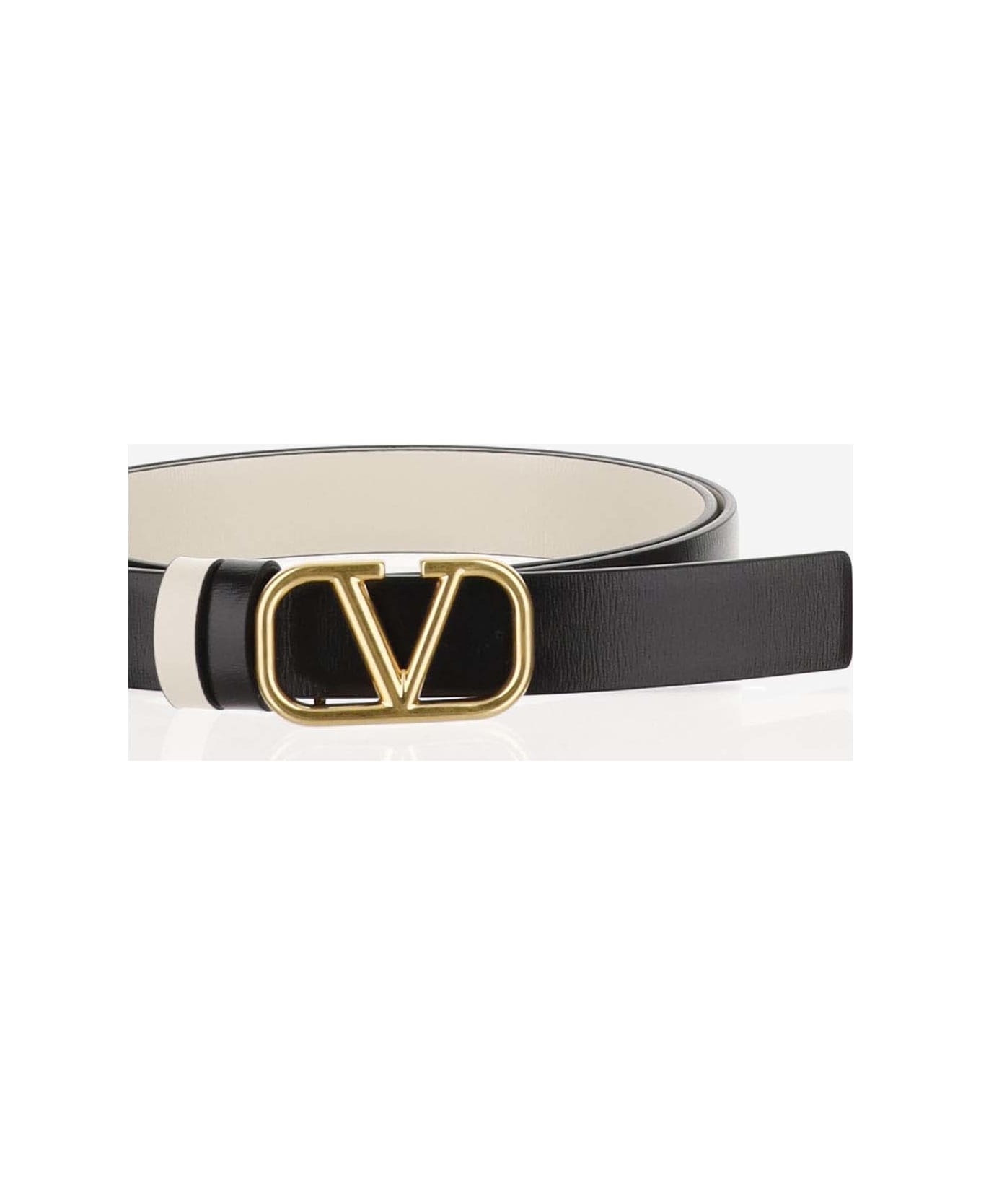 Valentino Garavani Vlogo Signature Reversible Belt - Black