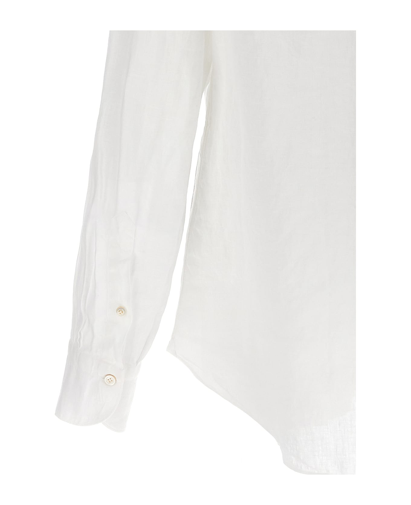 Finamore 'gaeta' Shirt - White