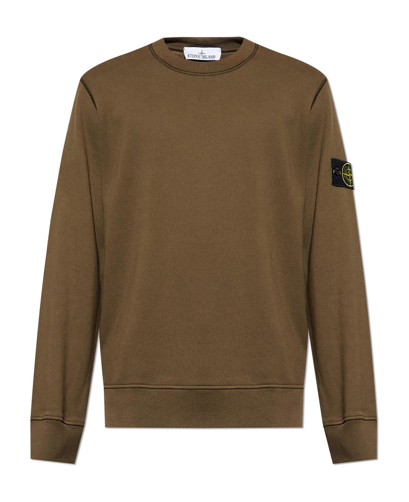 Stone Island Crew Neck Sweatshirt - Green