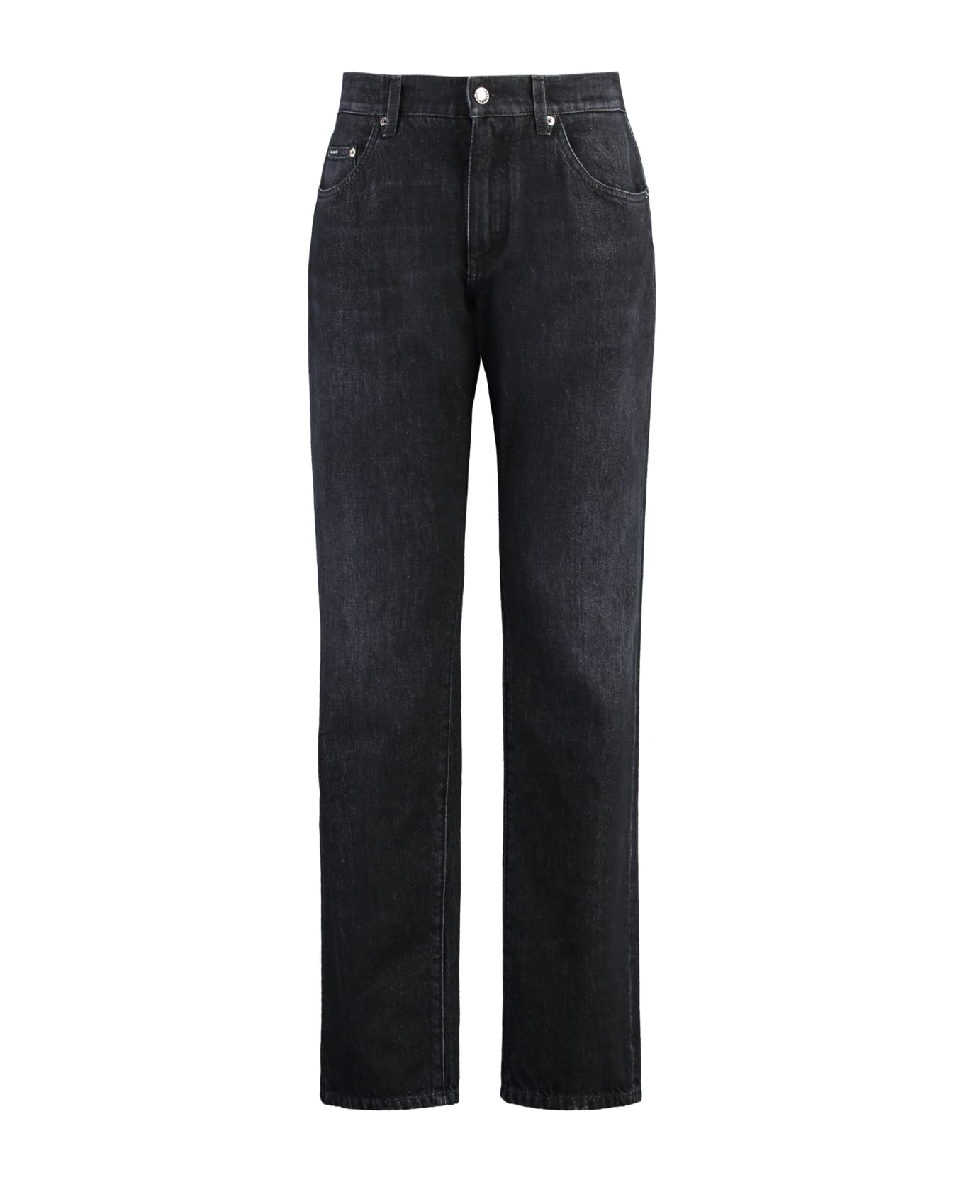Dolce & Gabbana 5-pocket Straight-leg Jeans - black