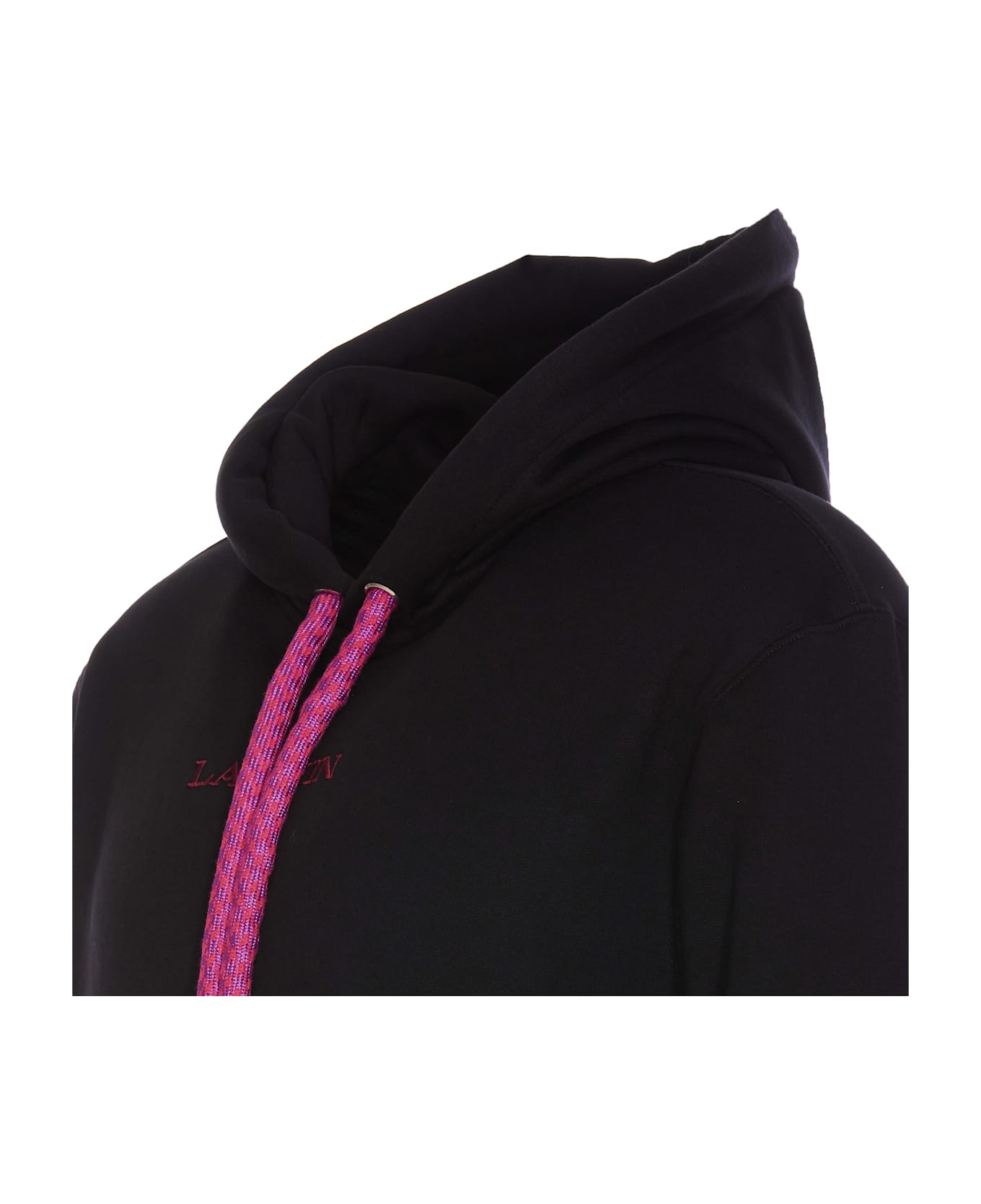 Lanvin Tubular Curb Hoodie - Black