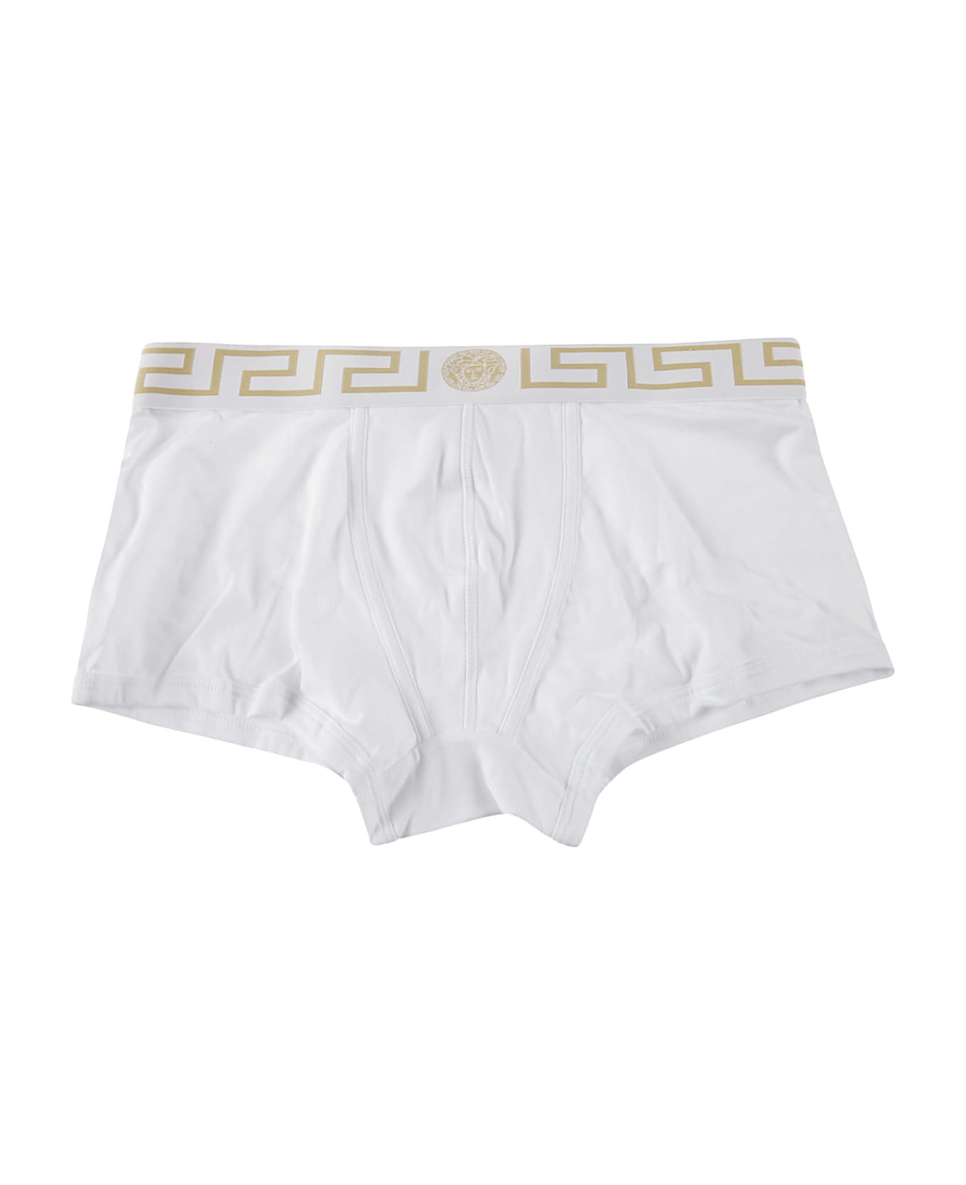 Versace Low Rise Logo Boxer Shorts - White