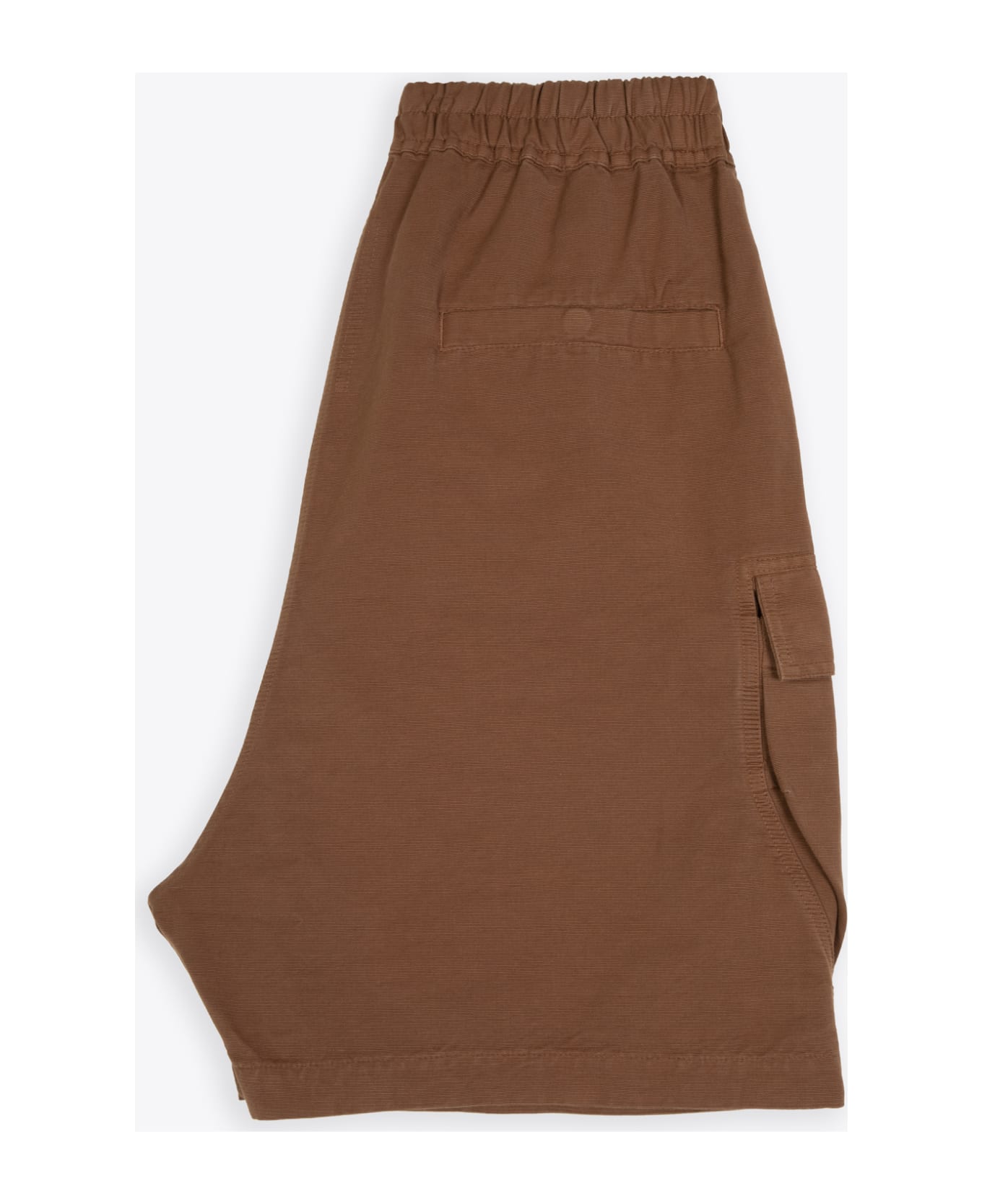 DRKSHDW Cargobela Shorts Brown Cotton Baggy Cargo Shorts - Cargobela Shorts - Cachi