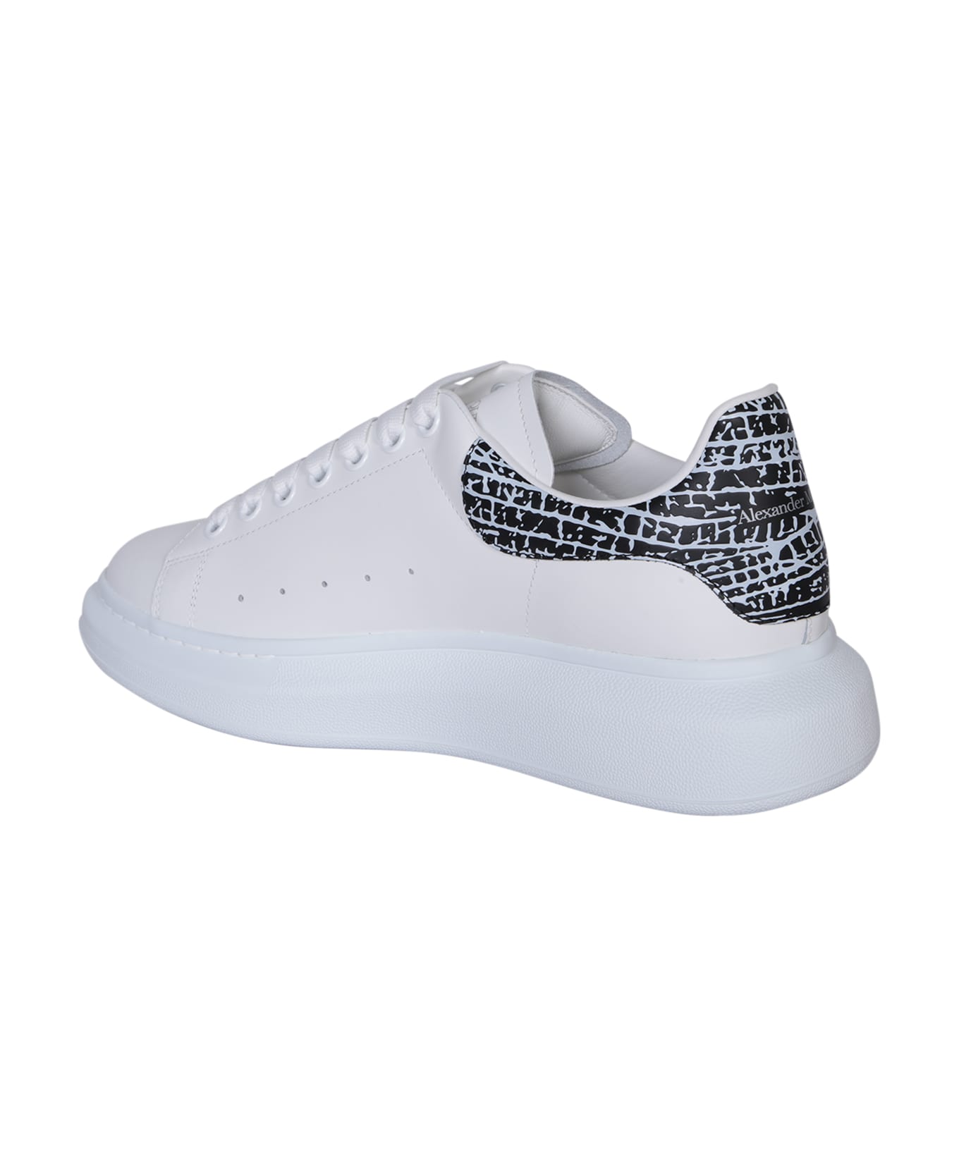 Alexander McQueen Oversize White Sneakers - White