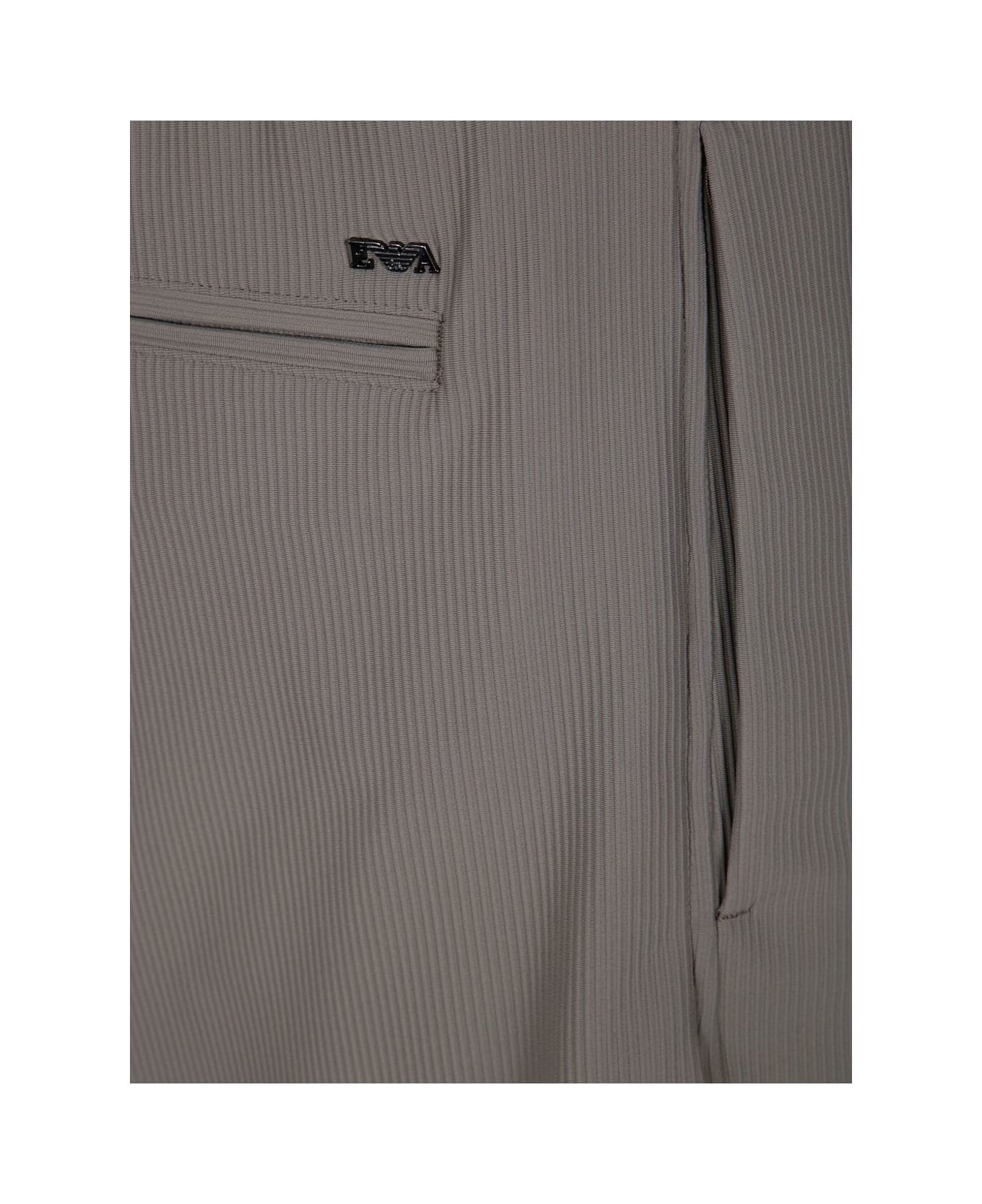 Emporio Armani Nylon Bermuda Shorts - Beige