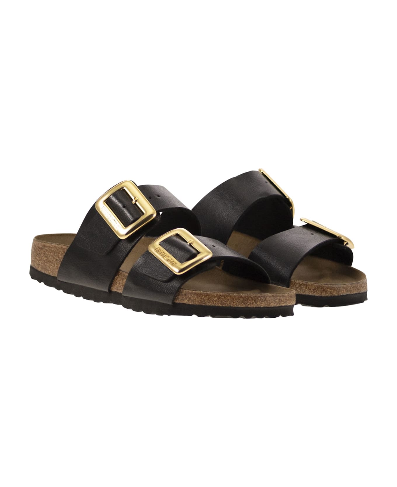 Birkenstock Sydney Cb - Sandal With Two Straps And Buckles - Black