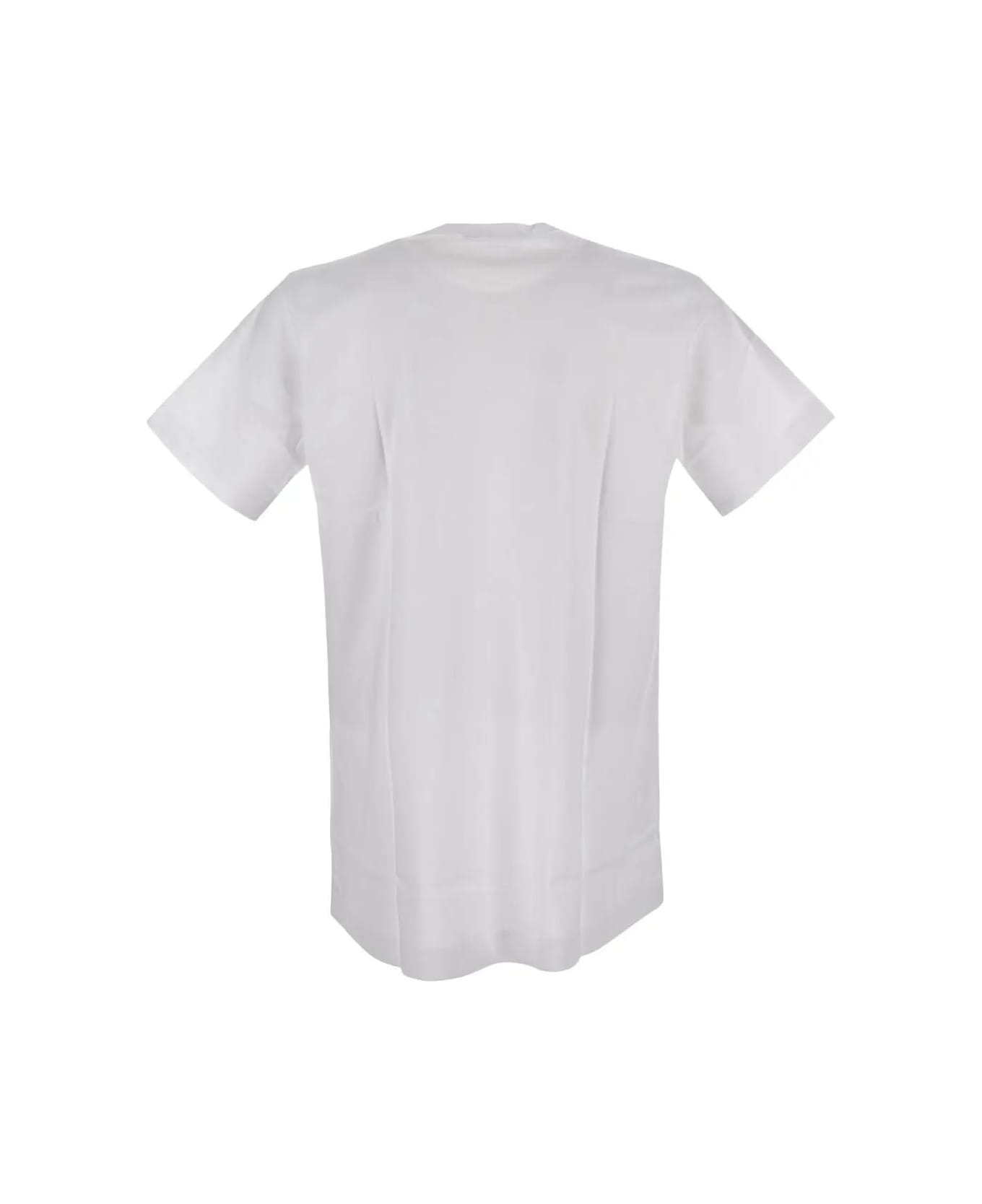 Comme des Garçons Shirt Printed T-shirt T-Shirt - WHITE
