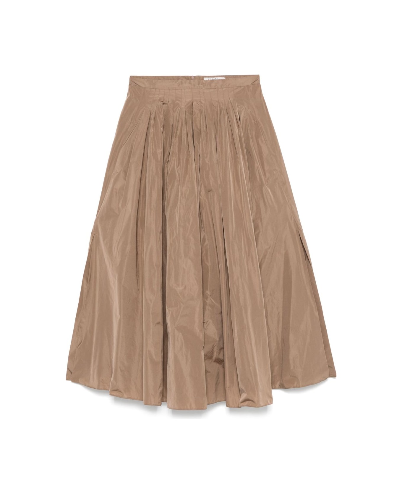 
S Max Mara Jokey Midi Skirt - Brown
