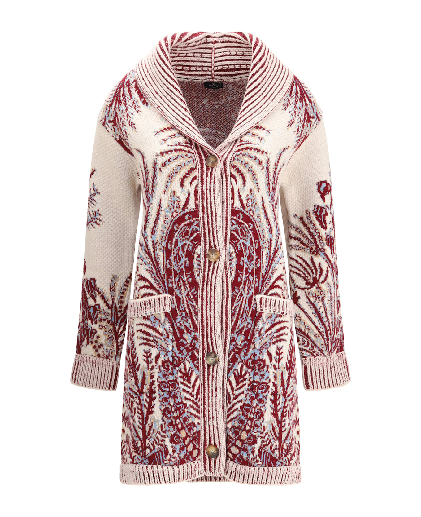 Etro Wool And Cotton Maxi Cardigan