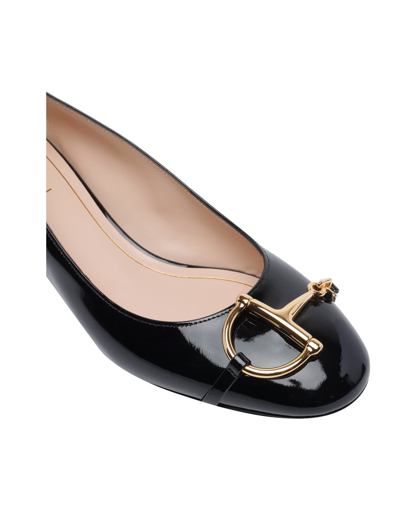 Gucci Half Horsebit Ballet Flats - Black