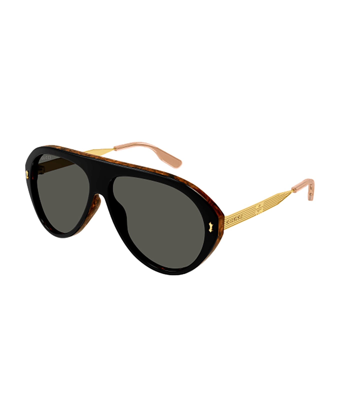 Gucci Eyewear GG1515S Sunglasses - Black Gold Grey
