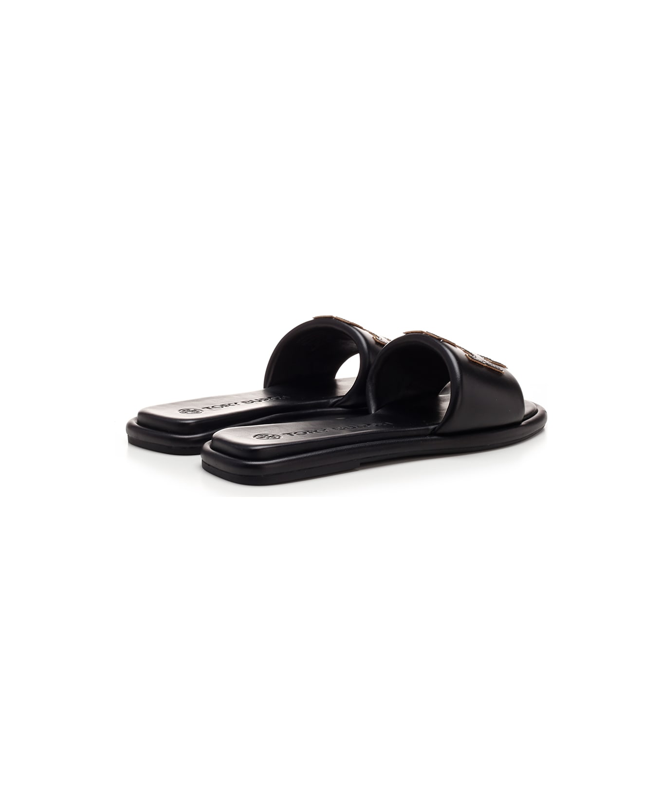 Tory Burch 'tt' Band Slide - Nero