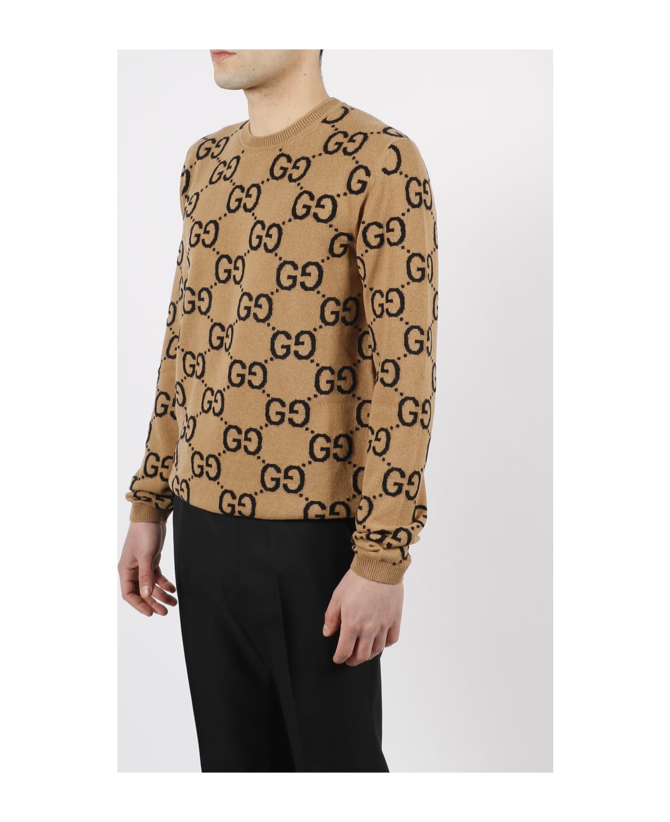 Gucci Gg Wool Jacquard Sweater | italist