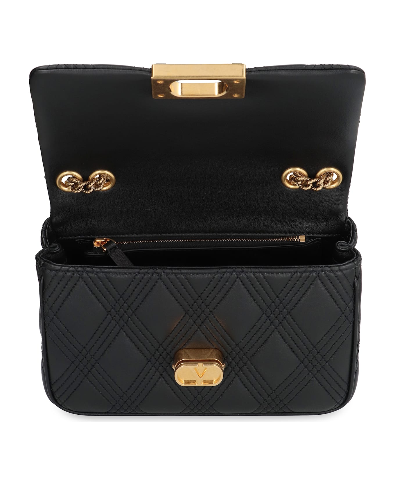 Quiltie 67 Leather Shoulder Bag