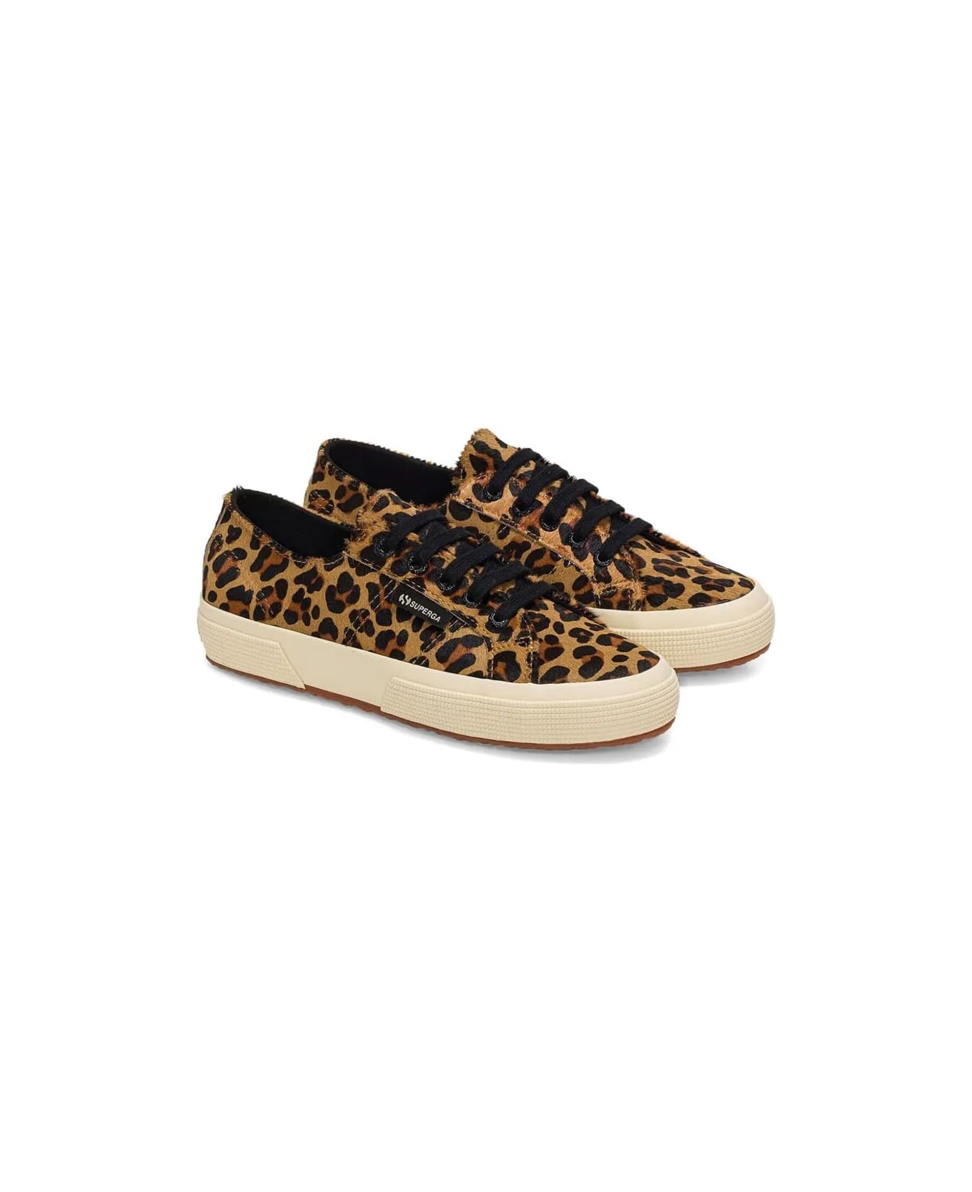 Superga 2750 Calfhair - Aok Leopard Print Offwhi