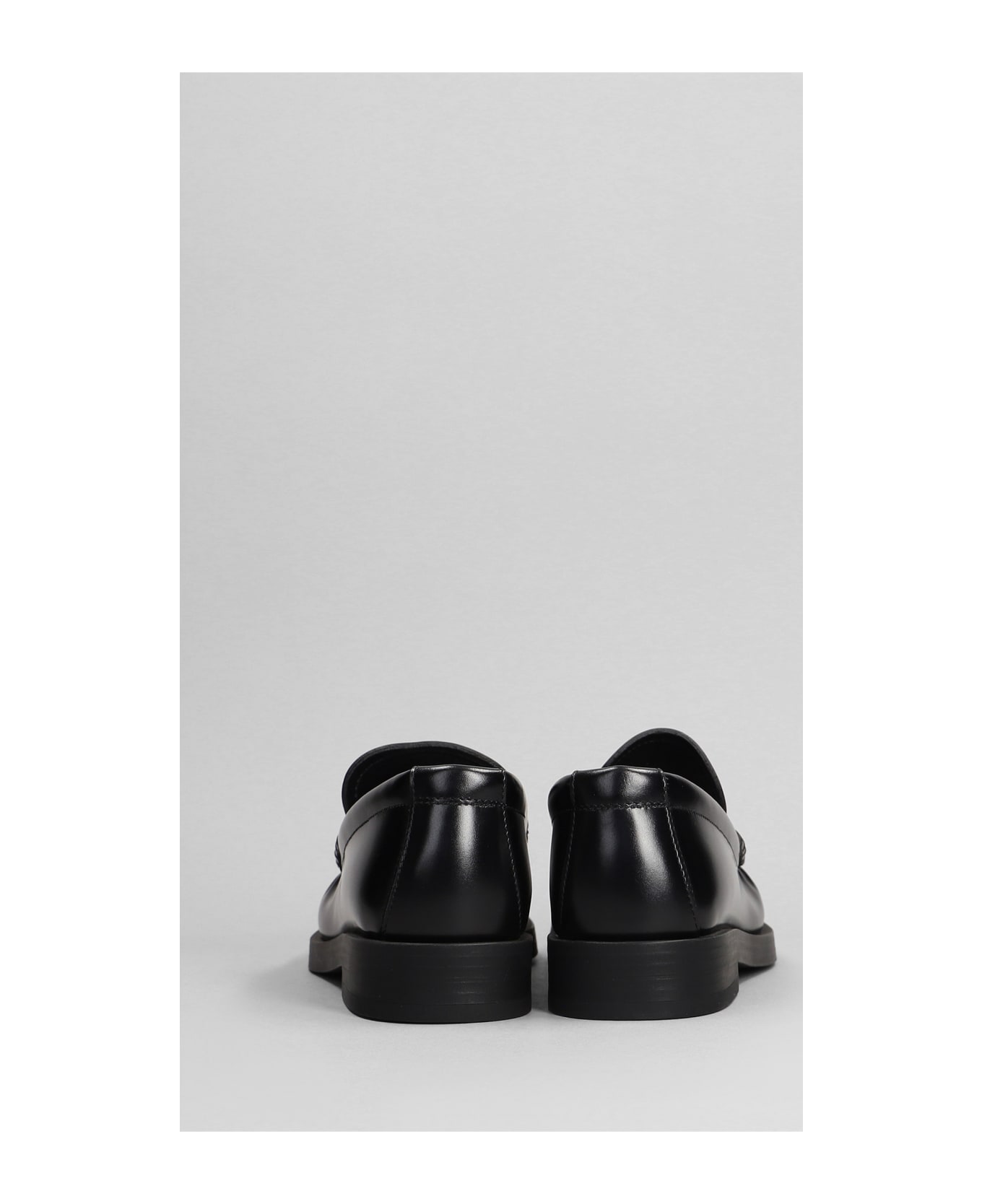 Jimmy Choo Addie Jc Loafers In Black Leather - black