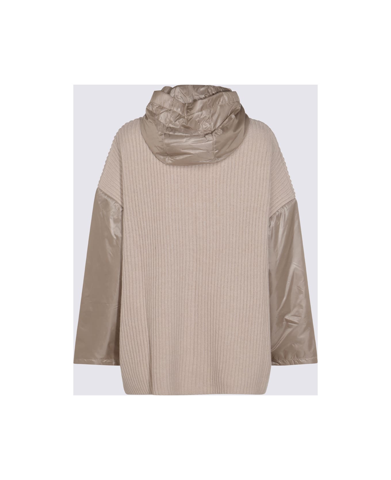 Herno Beige Wool Capes - CHANTILLY