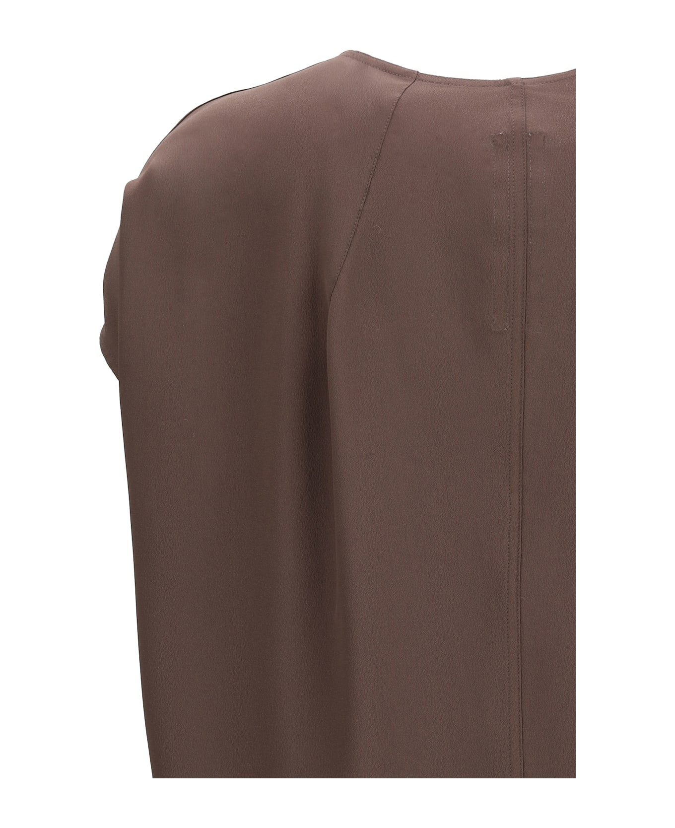 Rick Owens Silk Top - Mahogany
