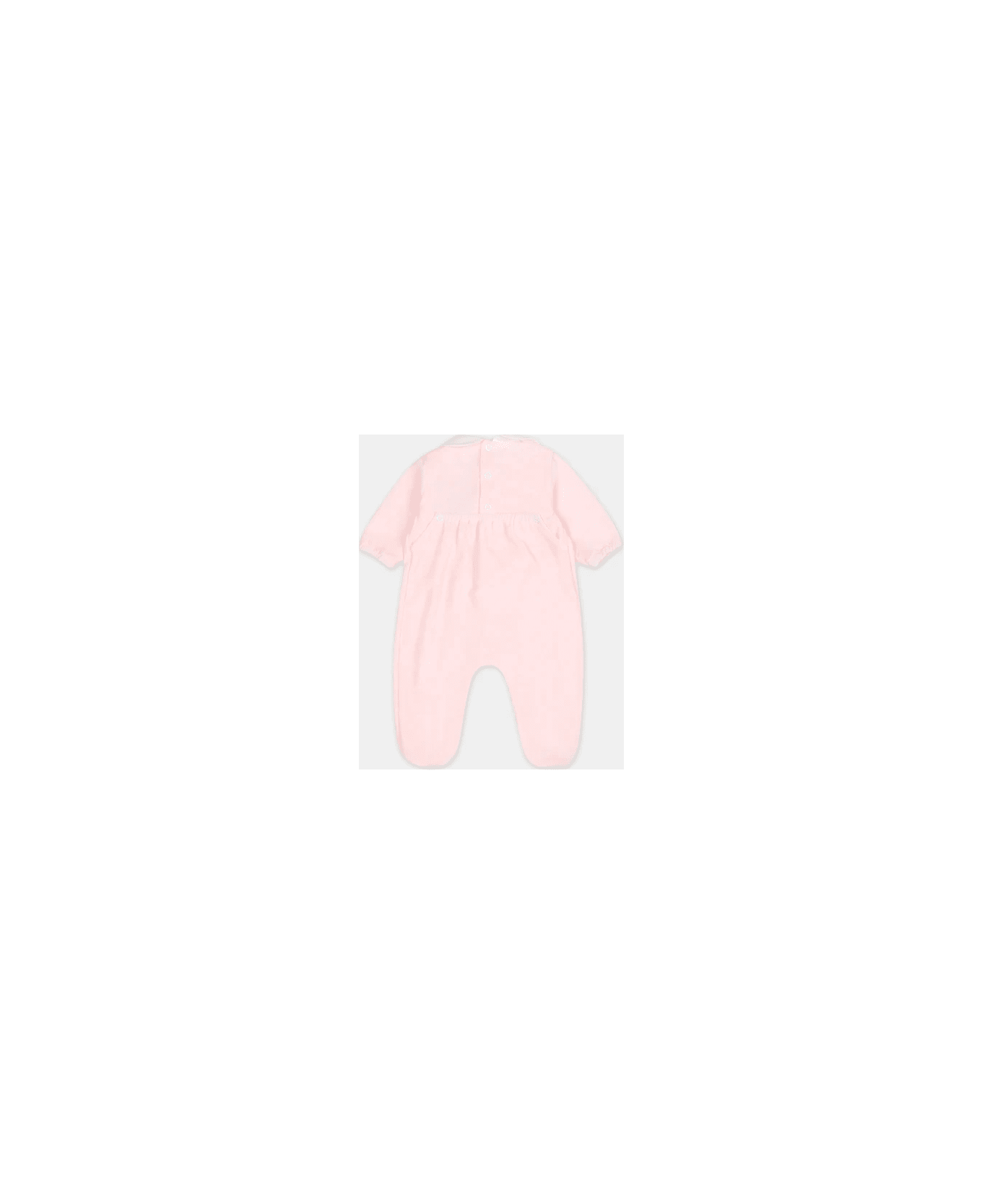 Little Bear Printed Romper - Pink