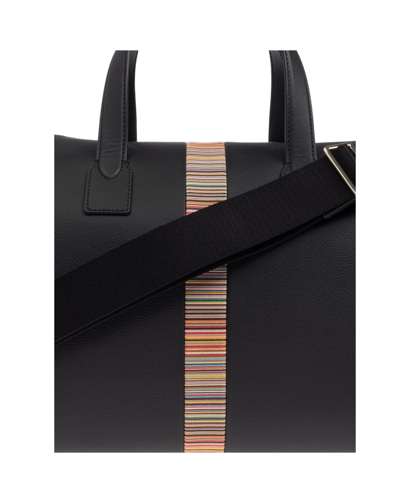 Paul Smith Leather Holdall - Black