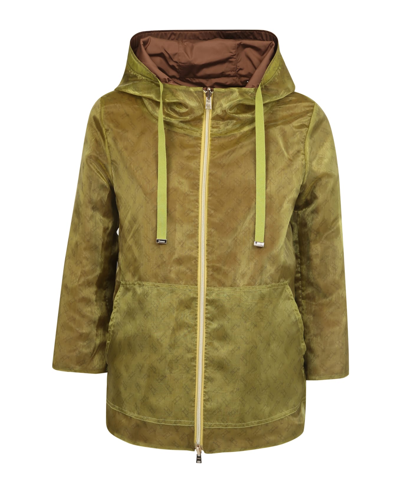 Herno Reversible Hooded Jacket - Green