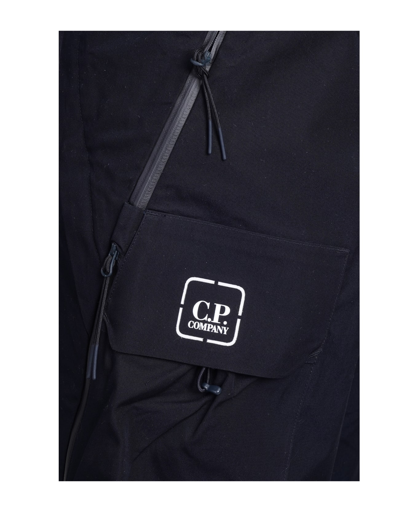 C.P. Company Waterproof Cotton Shorts - Blue