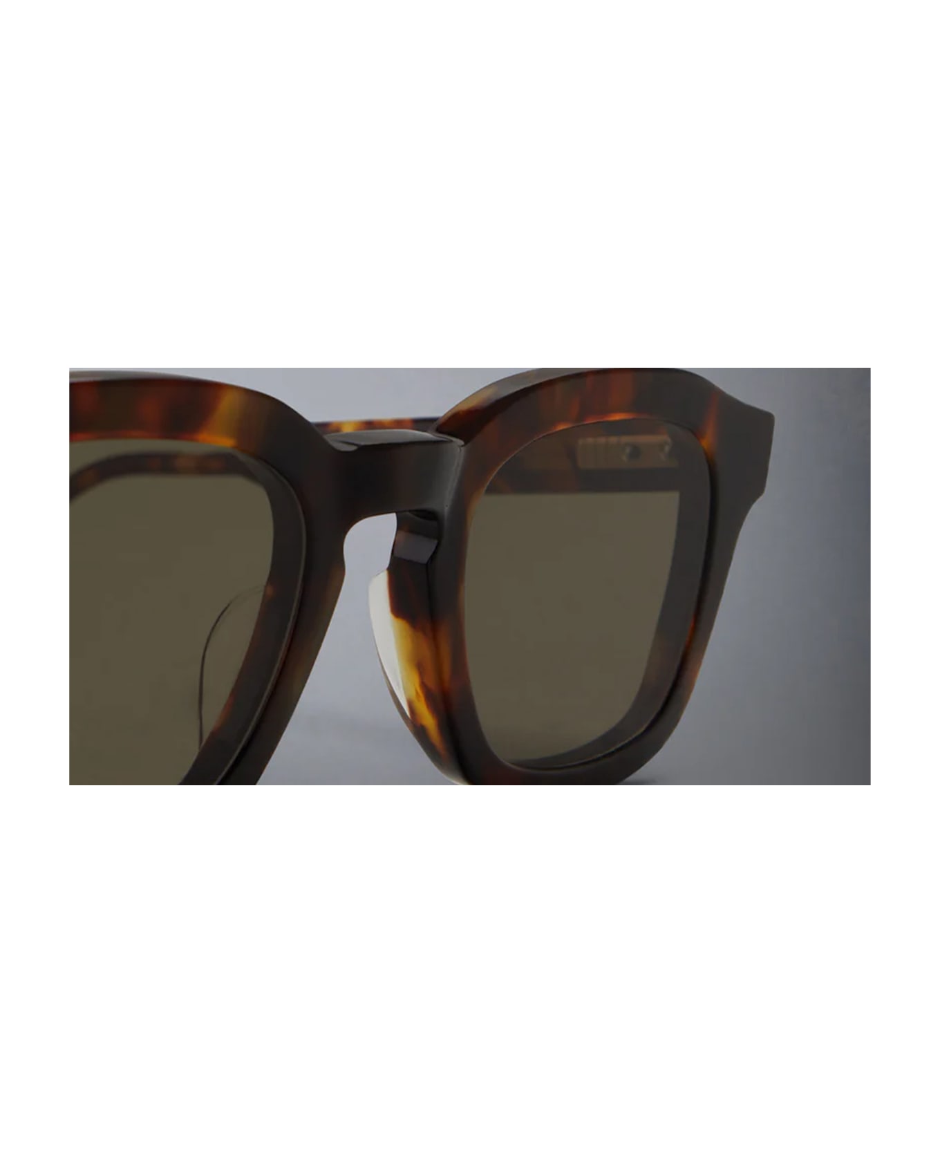 Thom Browne Rectangular - Dark Brown Sunglasses - brown