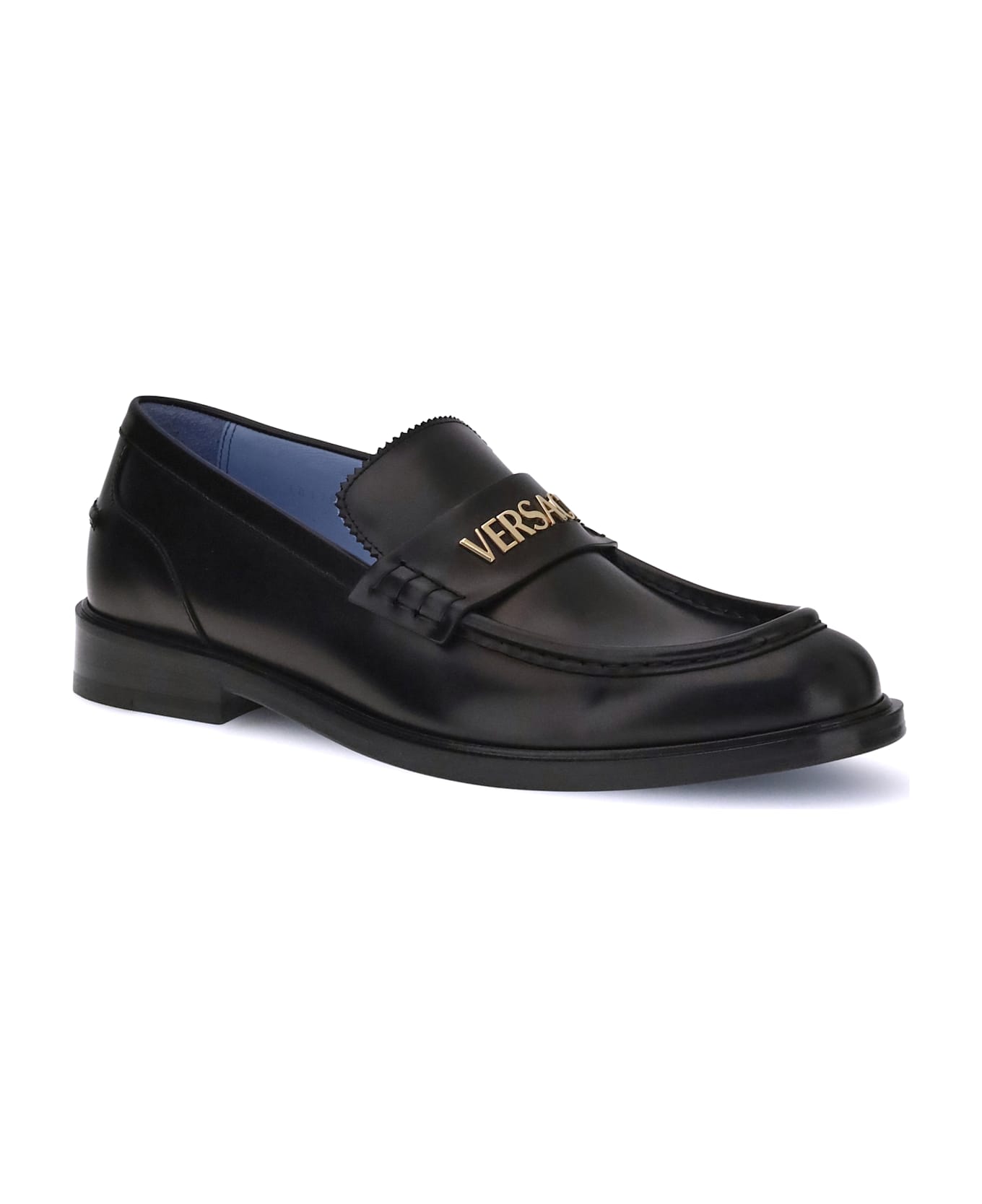 Versace Leather Loafers