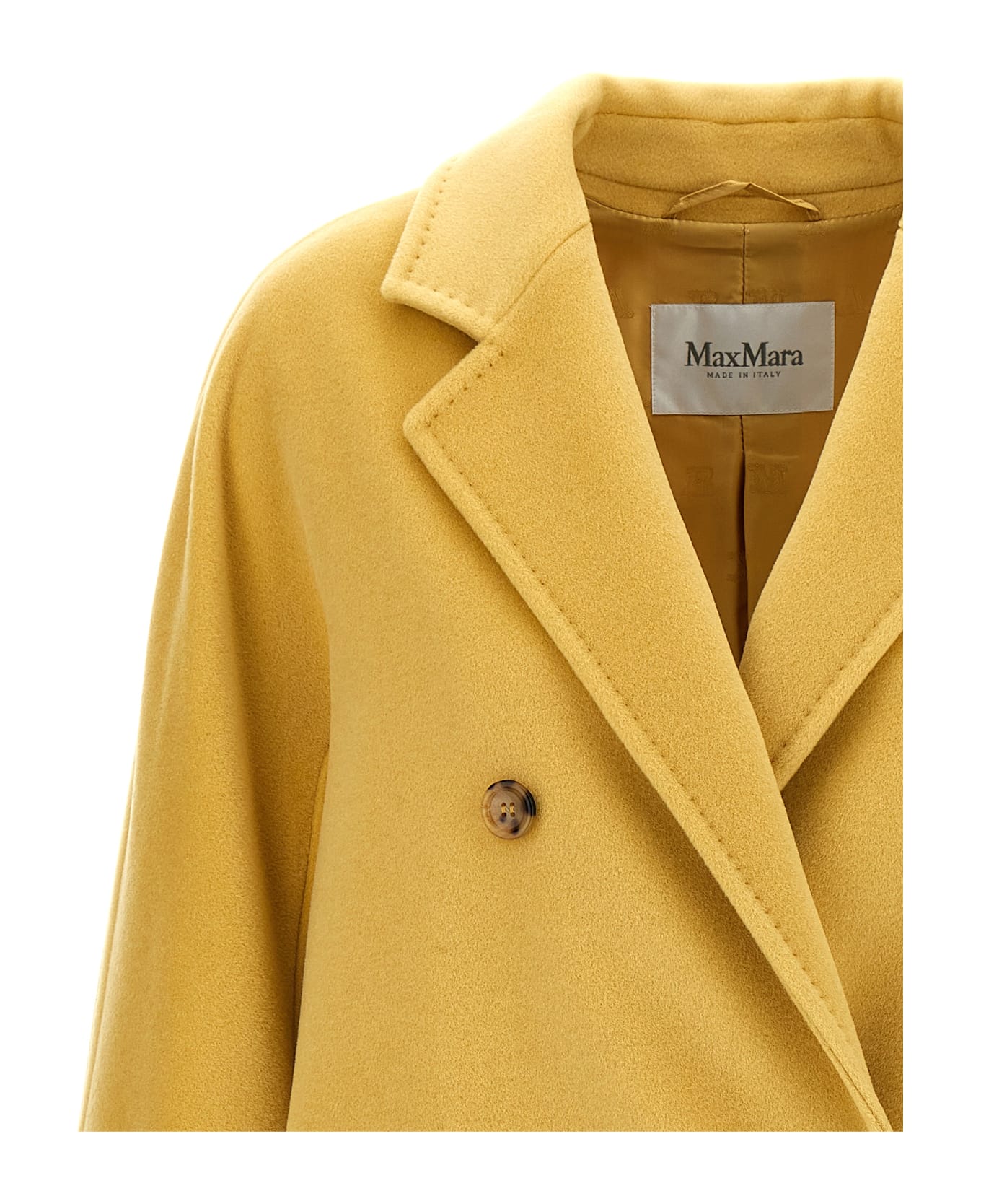 Max Mara 
101801 Icon Coat
 Coat - Yellow