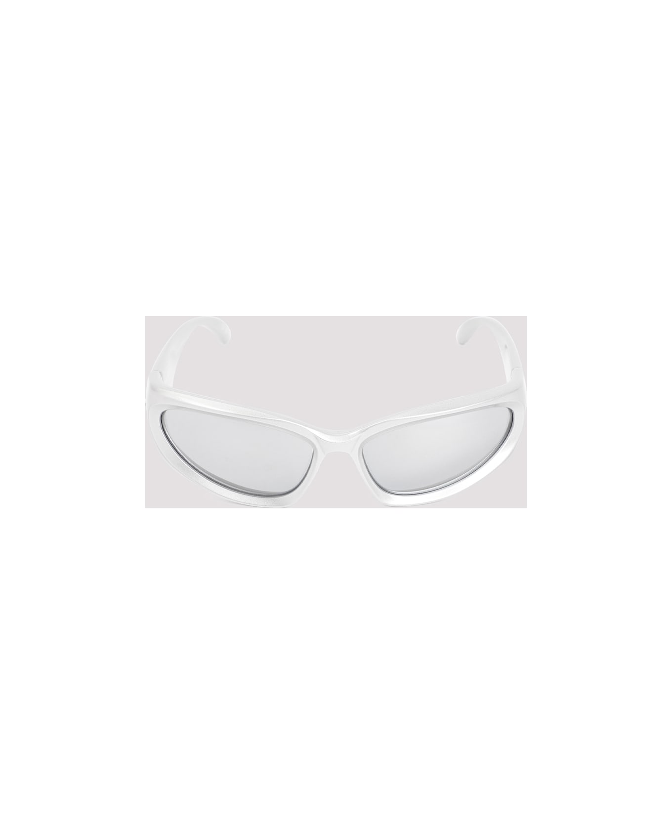 Balenciaga Swift Oval Sunglasses - Silver