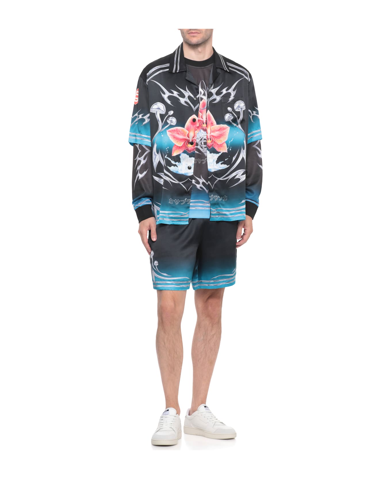 Casablanca Blades Bermuda - 0 Blu