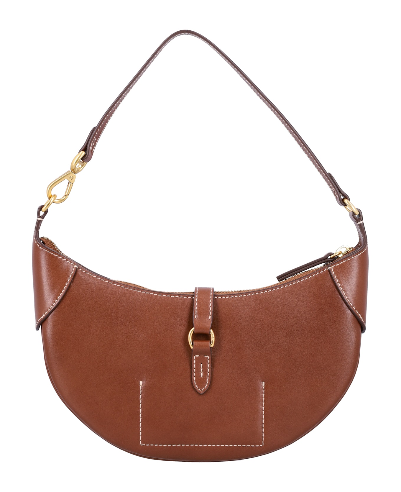 Polo Ralph Lauren Polo Id Calfskin Mini Shoulder Bag - CUOIO