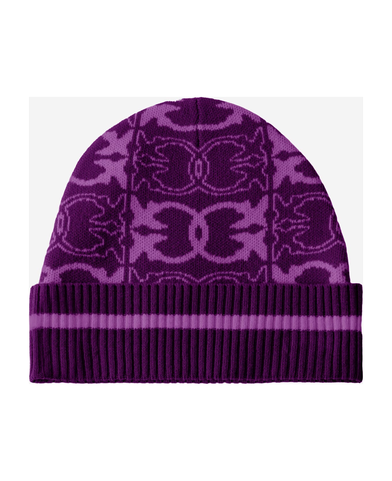 Pinko Viscose Blend Beanie - Bordeaux