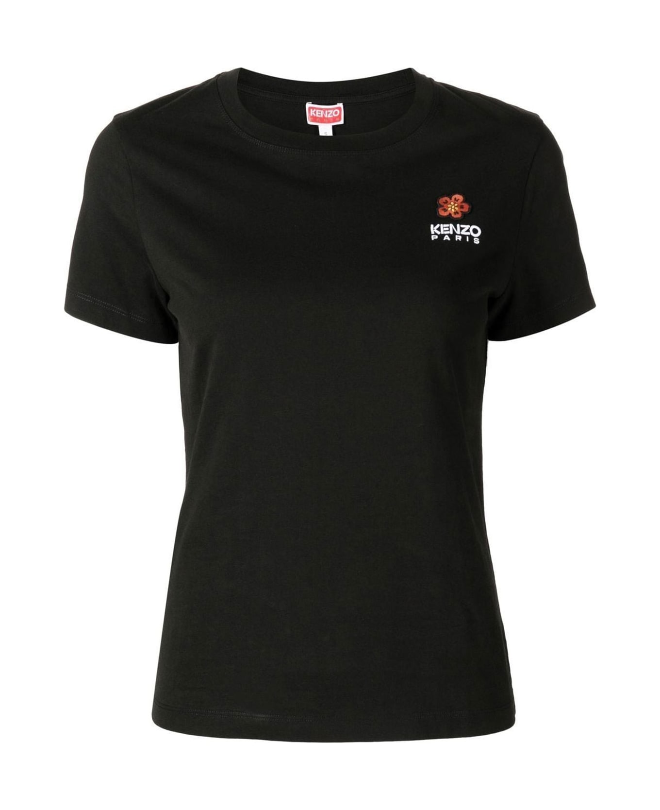 Kenzo Boke Flower Crest Logo T-shirt - BLACK Tシャツ