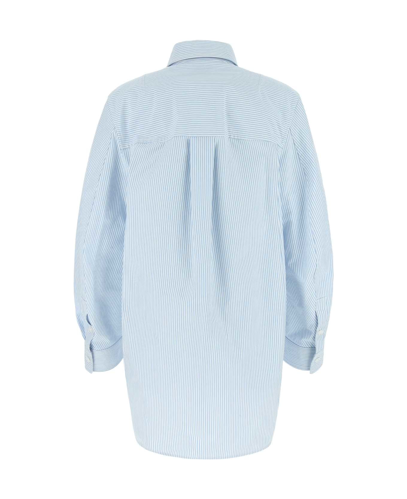 Bottega Veneta Embroidered Cotton Oversize Shirt - 8976