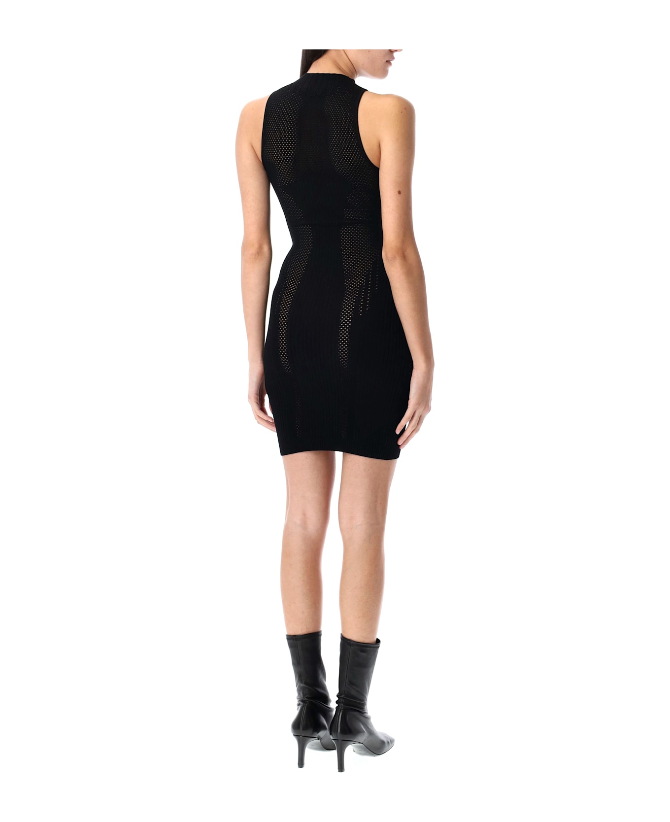 MISBHV Future Sport Halter Mini Dress - BLACK