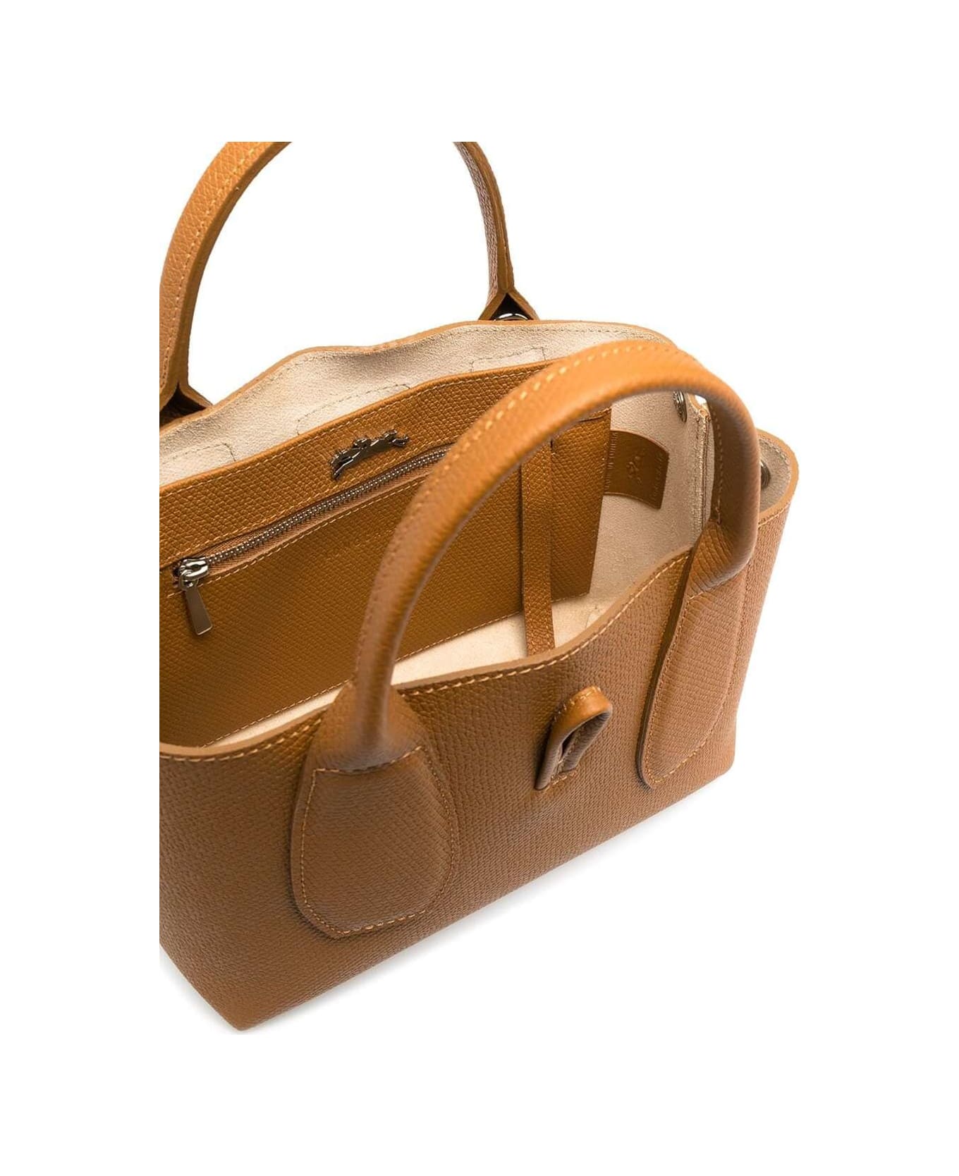 Longchamp Roseau Handbag S - BROWN