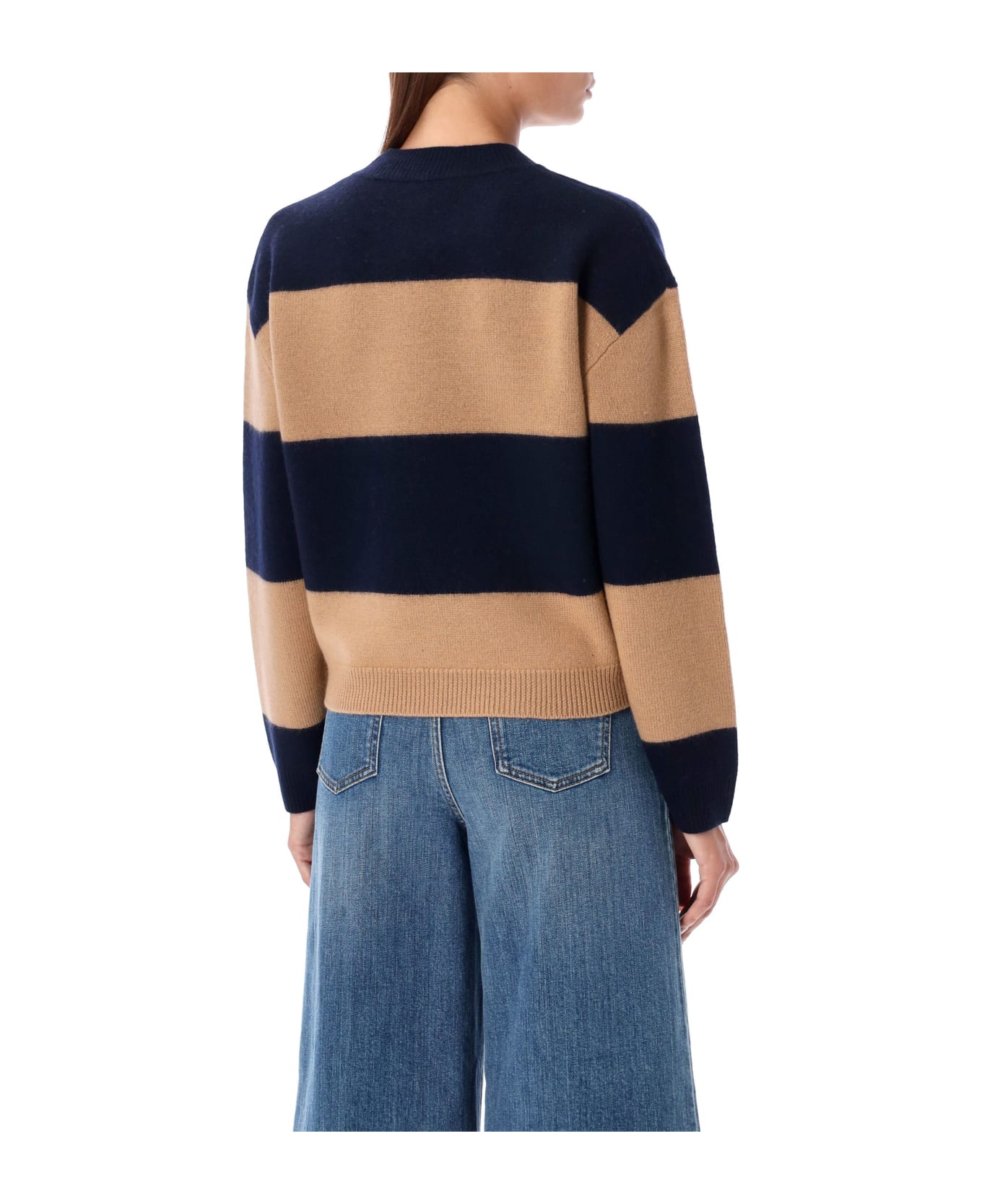 A.P.C. Penny Knit - NAVY BEIGE