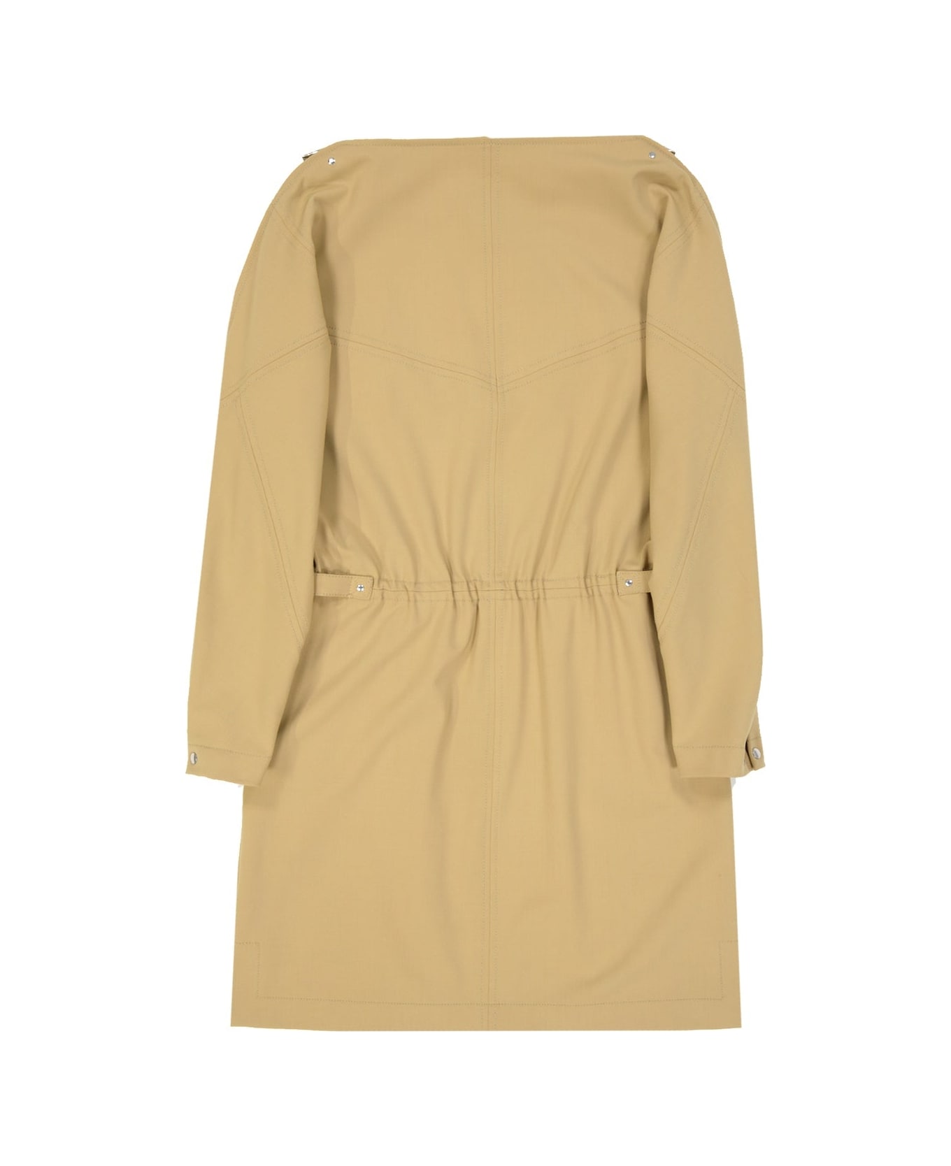 Alberta Ferretti Wool Blend Mini Dress - Beige