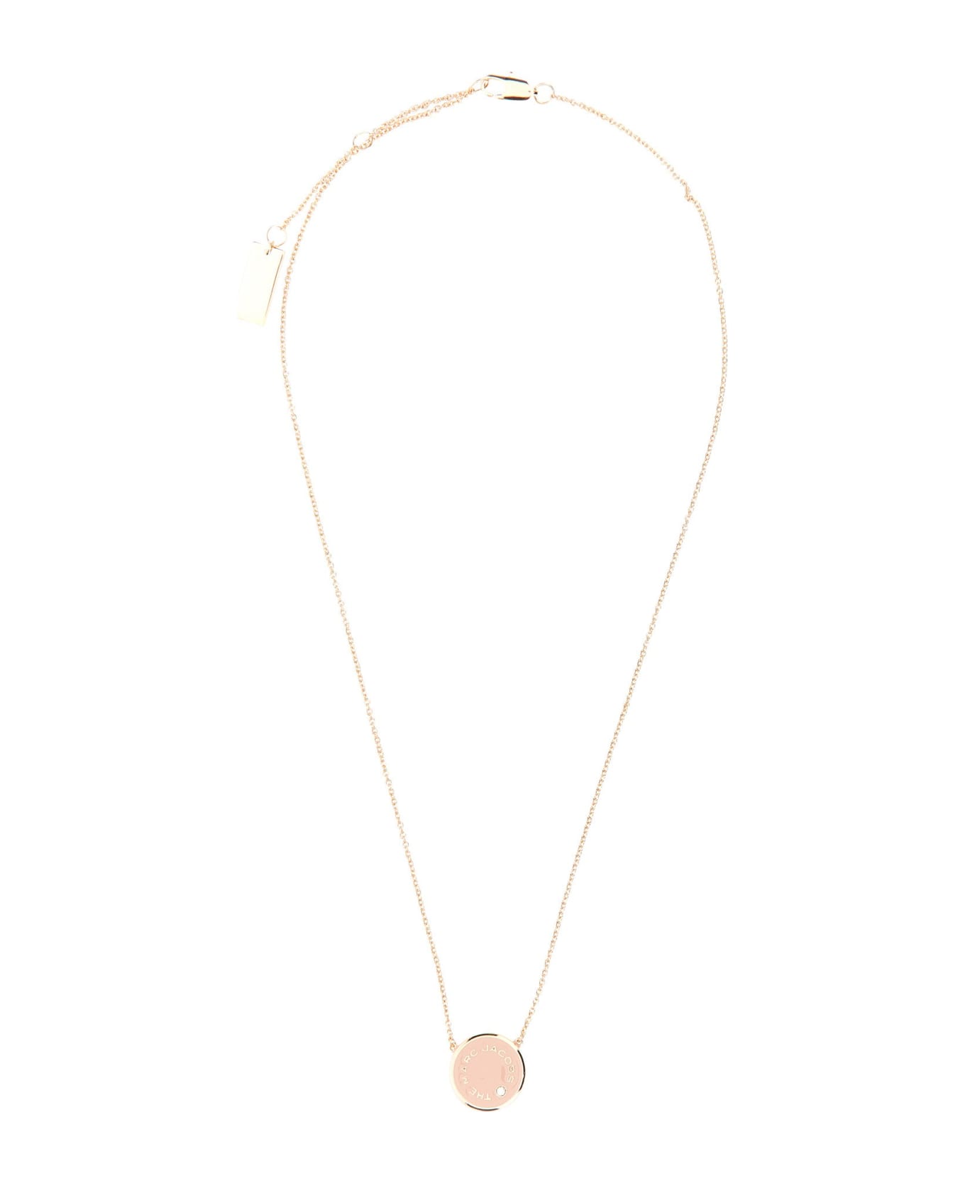 Marc Jacobs The Medallion Pendant Necklace - Pink