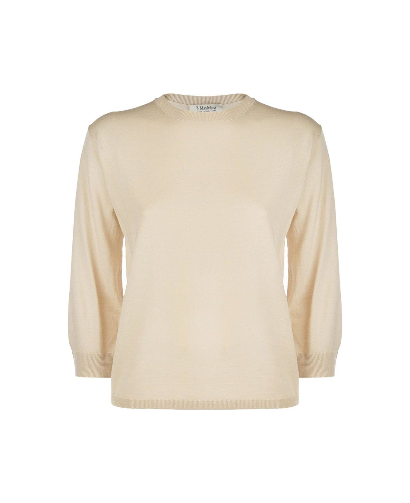 
S Max Mara Amici Crewneck Jumper - BEIGE