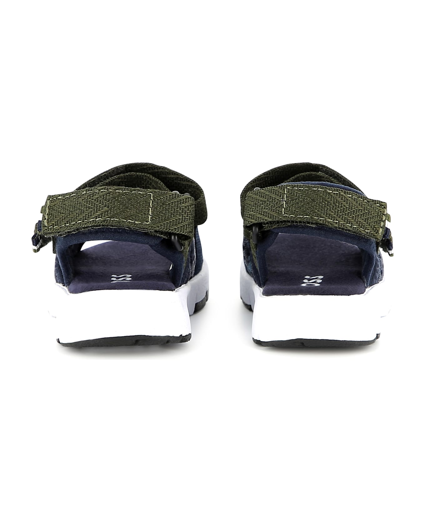 Hugo Boss Sandali Con Stampa - Blue