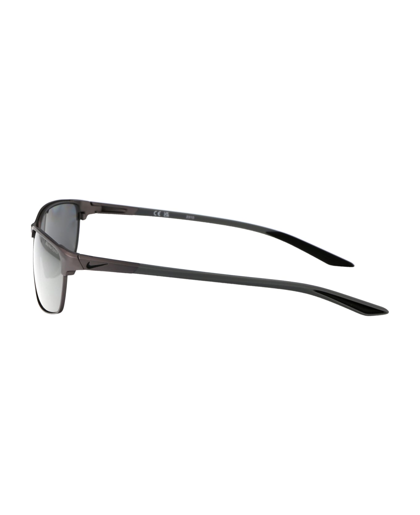 Nike Modern Metal Sunglasses - 918 GREY W/ SILVER FLASH SATIN GUNMETAL
