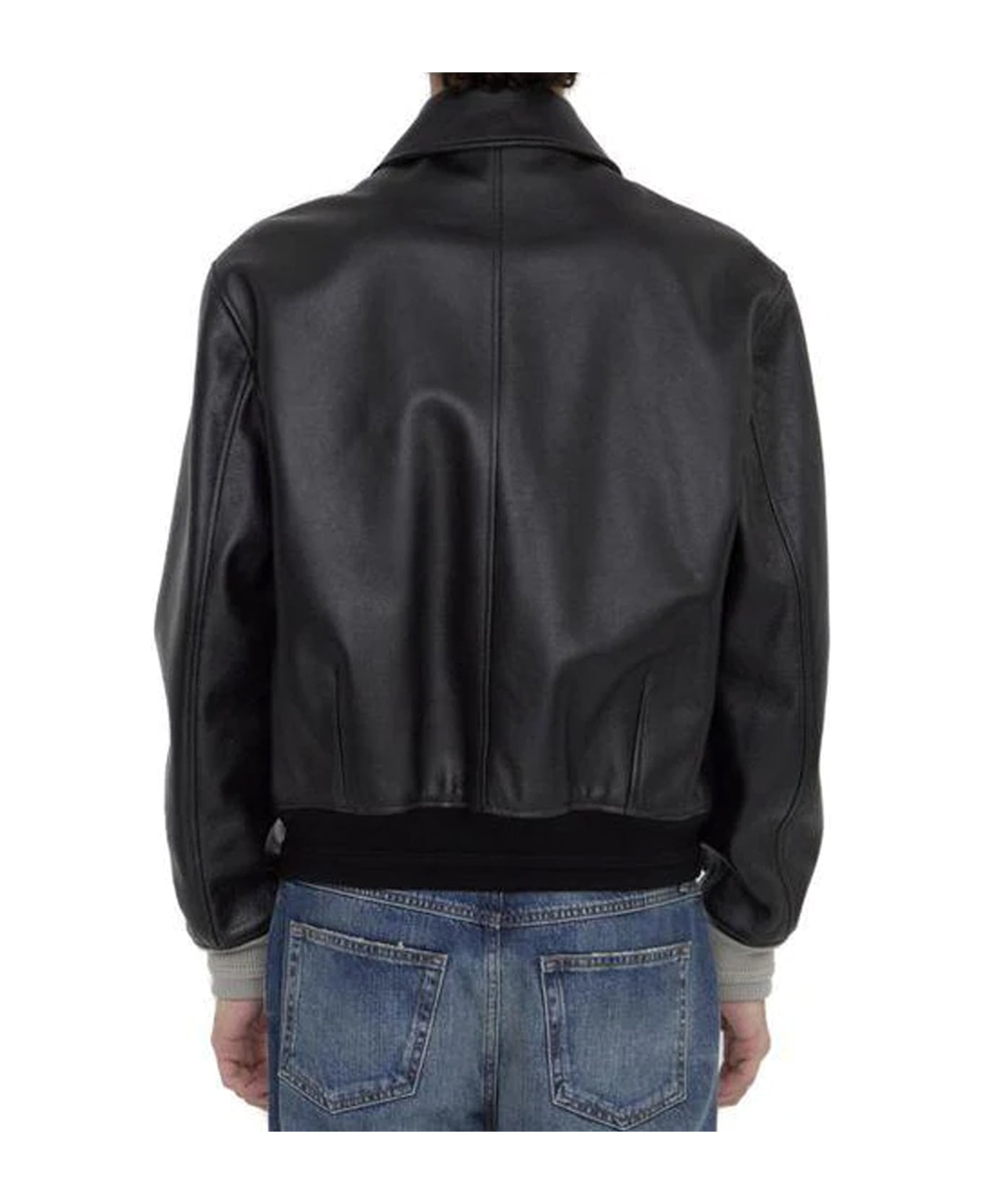 Dior Christian Couture Leather Jacket - Black
